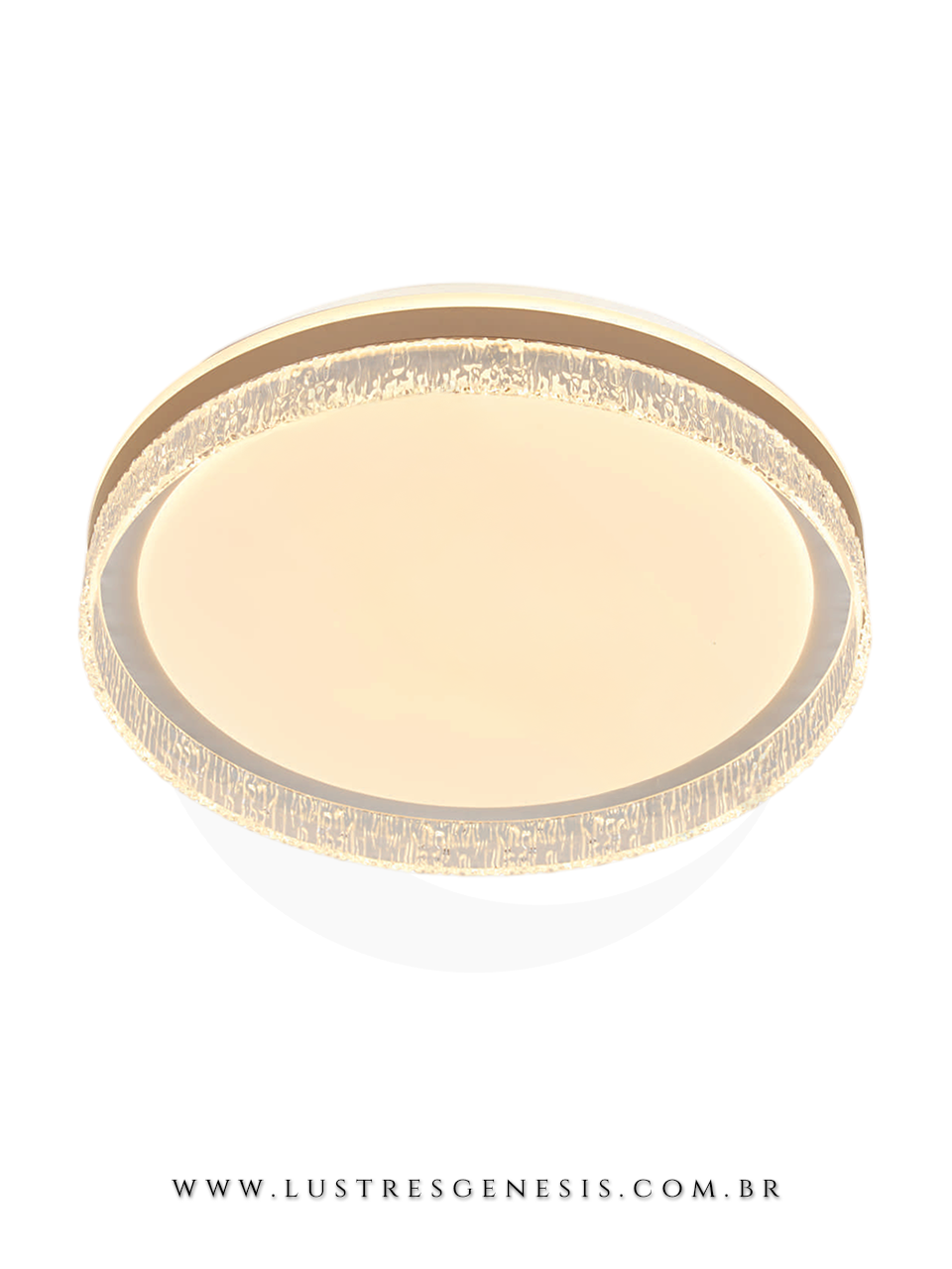 Plafon LED 28+28W Multicor 3000K 4500K 6500K Bivolt